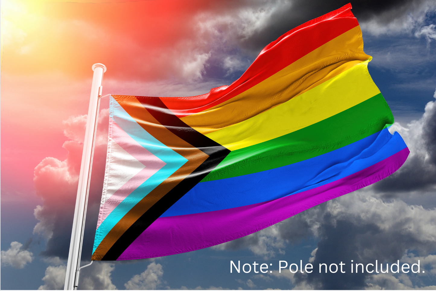 Pre-Order - 3x5 Progressive Pride Flag